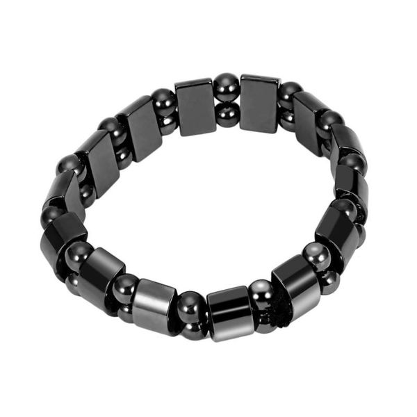 charm bracelets 1pc men women fashion black magnetic hematite healing lose weight beads bracelet punk style jewelry, Golden;silver
charm bracelets 1pc men women fashion black magnetic hematite healing lose weight beads bracelet punk style jewelry, Golden;silver