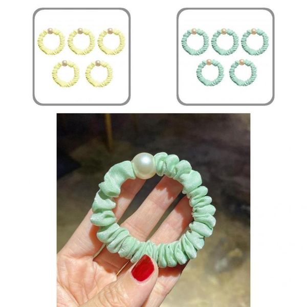 hair accessories polyester 5pcs useful elastic decorative scrunchie 6 colors tie practical for outdoor, Slivery;white
hair accessories polyester 5pcs useful elastic decorative scrunchie 6 colors tie practical for outdoor, Slivery;white