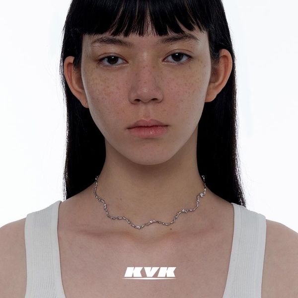 chains 618 pre-sale kvk necklace female collarbone chain ins tide niche design sense adjustable jewelry wavy accessories, Silver
chains 618 pre-sale kvk necklace female collarbone chain ins tide niche design sense adjustable jewelry wavy accessories, Silver