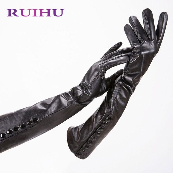 fingerless gloves ruihu 2021 women fashion black long leather women' mittens winter ladies size8/8.5 rhs955, Blue;gray
fingerless gloves ruihu 2021 women fashion black long leather women' mittens winter ladies size8/8.5 rhs955, Blue;gray