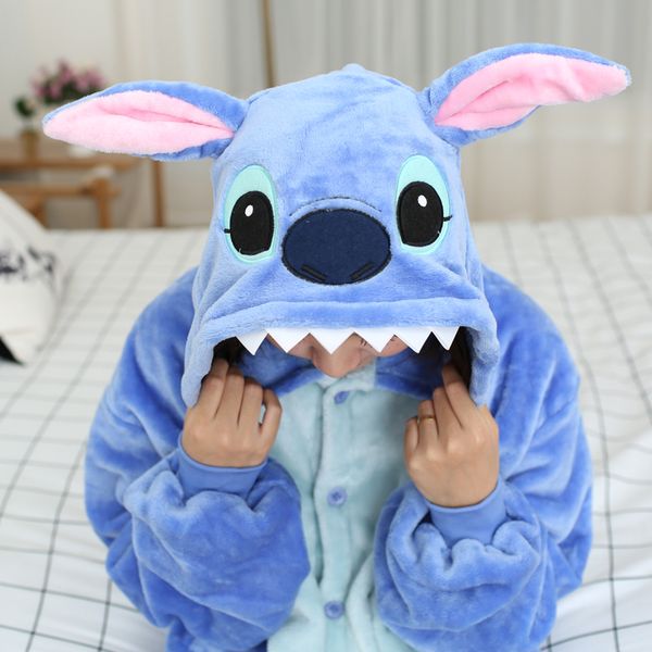 new winter stitch pajamas unicorn totoro animal sleepwear panda onesies women men flannel nightie home clothes sets, Black;red
new winter stitch pajamas unicorn totoro animal sleepwear panda onesies women men flannel nightie home clothes sets, Black;red