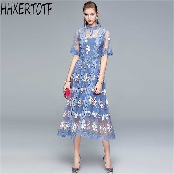 summer runway flower embroidery dres's flare sleeve floral hollow out embroidered long mesh dresses 210531, Black;gray
summer runway flower embroidery dres's flare sleeve floral hollow out embroidered long mesh dresses 210531, Black;gray