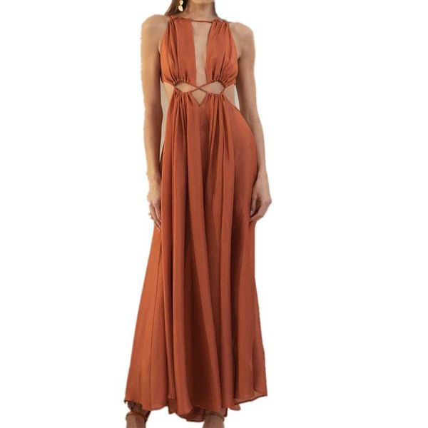 casual dresses boho long dress sundress halter neck strap wrapped chest backless hollow irregular beach women summer elegant robe, Black;gray
casual dresses boho long dress sundress halter neck strap wrapped chest backless hollow irregular beach women summer elegant robe, Black;gray