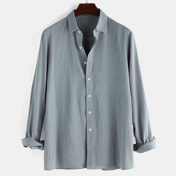men's casual shirts clothing 2021 autumn simple shirt fashion long-sleeved camisas para hombre, White;black
men's casual shirts clothing 2021 autumn simple shirt fashion long-sleeved camisas para hombre, White;black