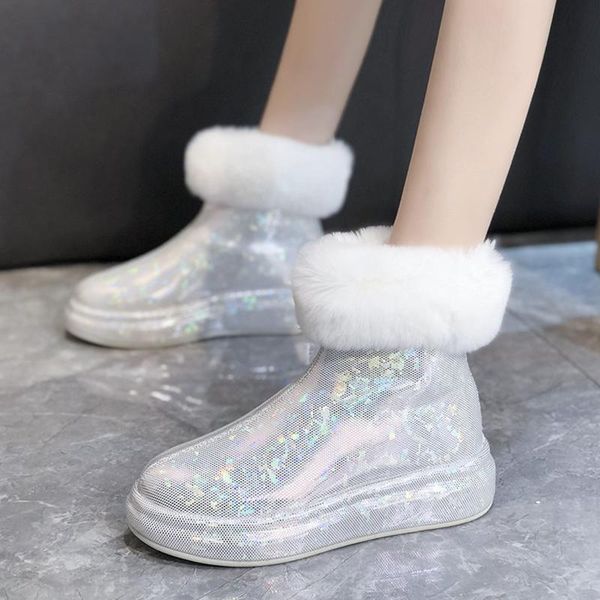 boots rimocy colorful warm snow women winter 2021 thicken plush platform ankle woman back zipper faux fur cotton shoes, Black
boots rimocy colorful warm snow women winter 2021 thicken plush platform ankle woman back zipper faux fur cotton shoes, Black