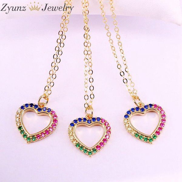 pendant necklaces 10pcs, rainbow colorful cz micro pave necklace gold color charm cubic zirconia heart statement, Silver
pendant necklaces 10pcs, rainbow colorful cz micro pave necklace gold color charm cubic zirconia heart statement, Silver