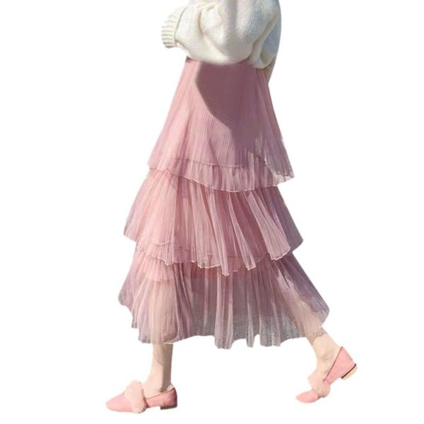 skirts fashion women irregular tulle elastic high waist mesh tutu skirt pleated long midi, Black
skirts fashion women irregular tulle elastic high waist mesh tutu skirt pleated long midi, Black