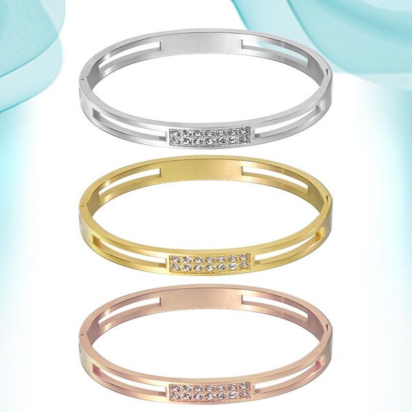 bangle 2021 creative bangles with diamonds and fashion hollow zircon titanium steel bracelet party holiday gifts for women, Black
bangle 2021 creative bangles with diamonds and fashion hollow zircon titanium steel bracelet party holiday gifts for women, Black