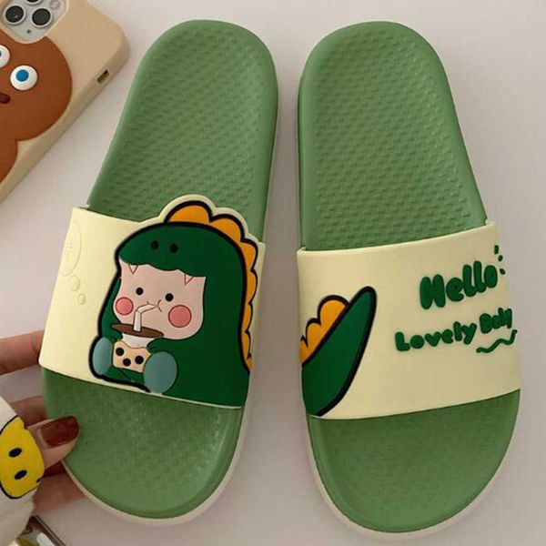 summer home women slippers cute cartoon dinosaur non-slip bathroom pvc soft bottom ladies slides indoor shoes qq166 210625, Black
summer home women slippers cute cartoon dinosaur non-slip bathroom pvc soft bottom ladies slides indoor shoes qq166 210625, Black