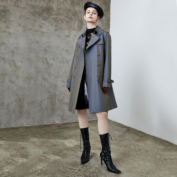 women's trench coats spring autumn 2021 coat solid windbreaker with belt epaulettes lapel double-breasted long, Tan;black
women's trench coats spring autumn 2021 coat solid windbreaker with belt epaulettes lapel double-breasted long, Tan;black