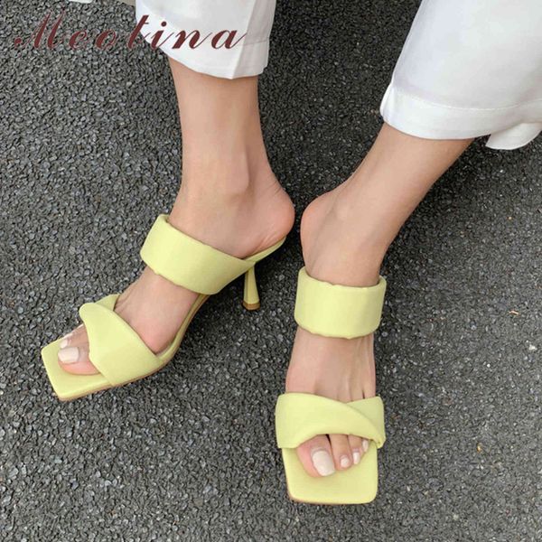 dress shoes meotina slippers women genuine leather sandals square toe thin heel slides high sheep skin ladies footwear summer blac, Black
dress shoes meotina slippers women genuine leather sandals square toe thin heel slides high sheep skin ladies footwear summer blac, Black