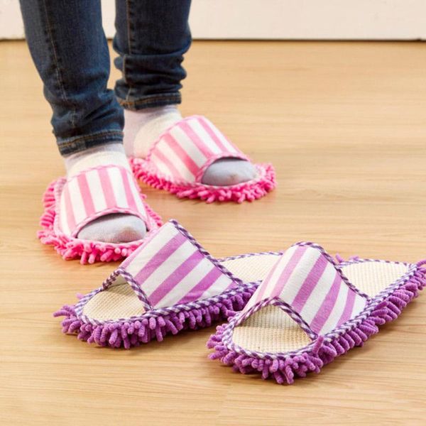 slippers quick home floor cleaning striped mop foot shoes lazy polishing chenille coral fleece dusting washable unisex, Black
slippers quick home floor cleaning striped mop foot shoes lazy polishing chenille coral fleece dusting washable unisex, Black