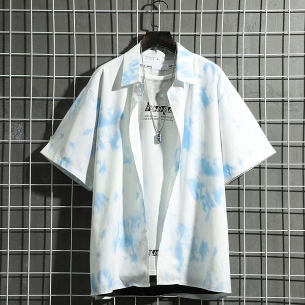 men's casual shirts shirtinschao brand summer youth gradient shirt short sleeve korean fashion handsome coat men r5qd, White;black
men's casual shirts shirtinschao brand summer youth gradient shirt short sleeve korean fashion handsome coat men r5qd, White;black