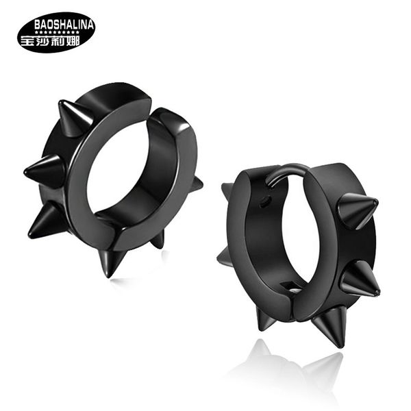 studs earrings six thorn titanium steel ear clip korean version no hole male and female ring false a01132, Golden;silver
studs earrings six thorn titanium steel ear clip korean version no hole male and female ring false a01132, Golden;silver