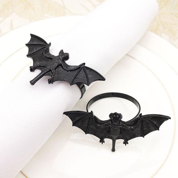 napkin rings 6pcs/lot style black bat ring el halloween button alloy deskdecoration
napkin rings 6pcs/lot style black bat ring el halloween button alloy deskdecoration