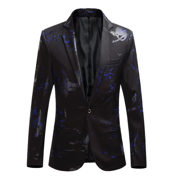 suits & men's blazers style slim fit small printed suit fashionable large coat, White;black
suits & men's blazers style slim fit small printed suit fashionable large coat, White;black