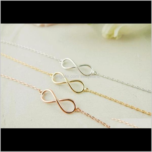charm jewelry drop delivery 2021 10pcs- b018 gold sier unique simple infinity bracelets men cute one direction infinite number figure 8 eigh, Golden;silver
charm jewelry drop delivery 2021 10pcs- b018 gold sier unique simple infinity bracelets men cute one direction infinite number figure 8 eigh, Golden;silver