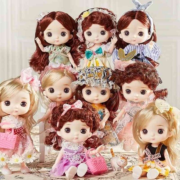 new 6 inch joints diy bjd doll with silky hair makeup face, wearing exquisite clothes and shoes, great gift toys for girl
new 6 inch joints diy bjd doll with silky hair makeup face, wearing exquisite clothes and shoes, great gift toys for girl