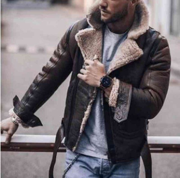coat leather solid men new long sleeve biker jacket for faux winter s clothing, Black
coat leather solid men new long sleeve biker jacket for faux winter s clothing, Black