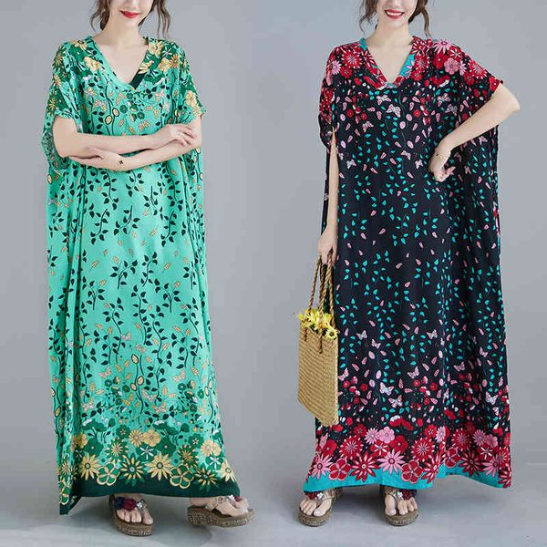 Floral imprint oversized female boho maxi sexy bohemian summer dress beach, Black;gray
Floral imprint oversized female boho maxi sexy bohemian summer dress beach, Black;gray