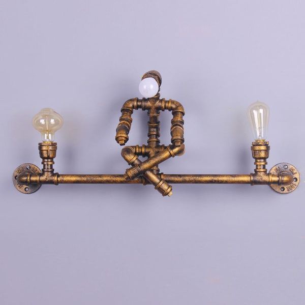 wall lamp european style iron antique water pipe creative home lighting industrial decoration bar bra
wall lamp european style iron antique water pipe creative home lighting industrial decoration bar bra