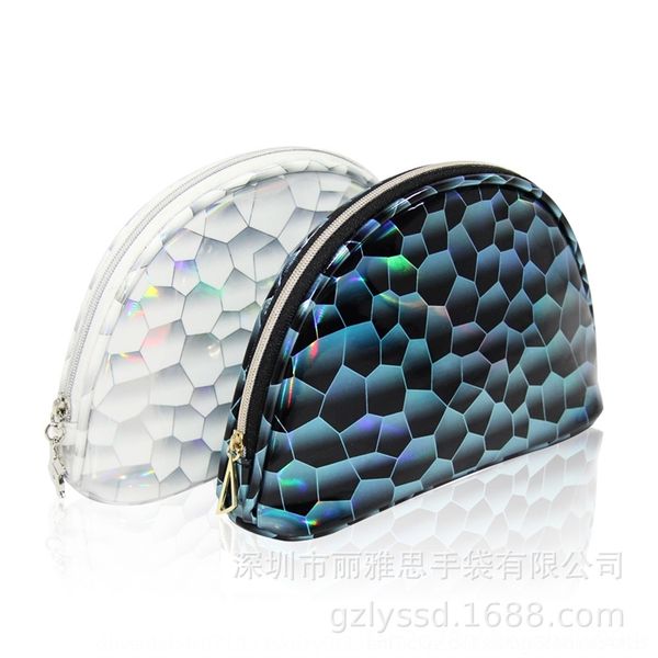 Gm8Y creative semicircle rhombic pvc cosmetic storage bags shell type cosmetic travel wash storage bag
Gm8Y creative semicircle rhombic pvc cosmetic storage bags shell type cosmetic travel wash storage bag