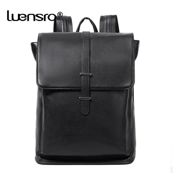 backpack soft genuine leather men large capacity travel bag for school bags bussiness male lapbackpacks
backpack soft genuine leather men large capacity travel bag for school bags bussiness male lapbackpacks