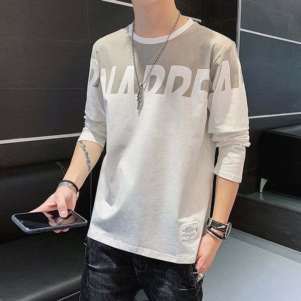 men's casual shirts t-shirt long sleeve spring and fall shredded letter men's t-shirts korean style black-white cotton t67 19sj, White;black
men's casual shirts t-shirt long sleeve spring and fall shredded letter men's t-shirts korean style black-white cotton t67 19sj, White;black
