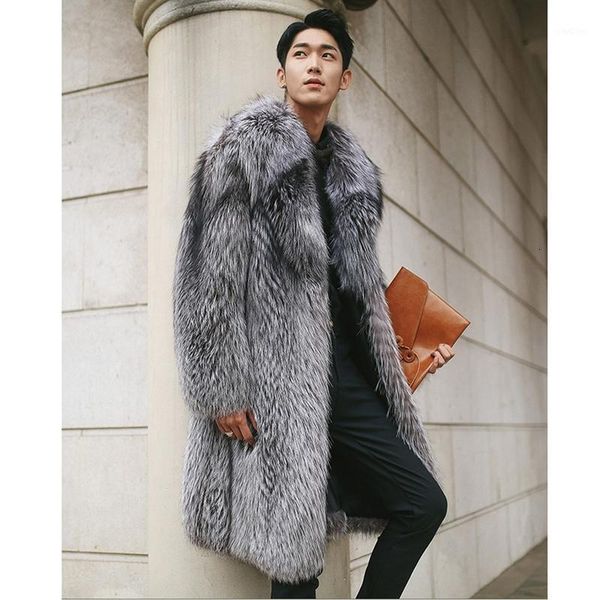 men's fur & faux winter fashion raccoon jacket luxurious x-long plus size outwear male thick warm casual outcoat d2891 2q8e, Black
men's fur & faux winter fashion raccoon jacket luxurious x-long plus size outwear male thick warm casual outcoat d2891 2q8e, Black