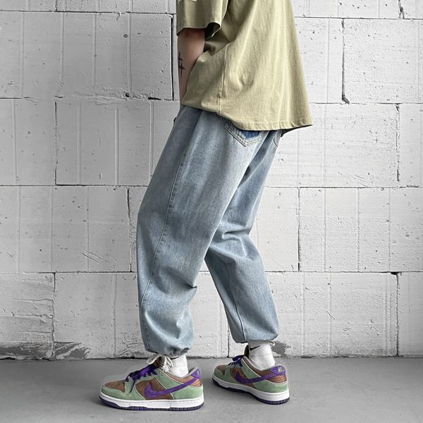 distressed retro jeans men korean fashion loose casual jeans men harajuku streetwear drawstring wide-leg straight jeans men, Blue
distressed retro jeans men korean fashion loose casual jeans men harajuku streetwear drawstring wide-leg straight jeans men, Blue