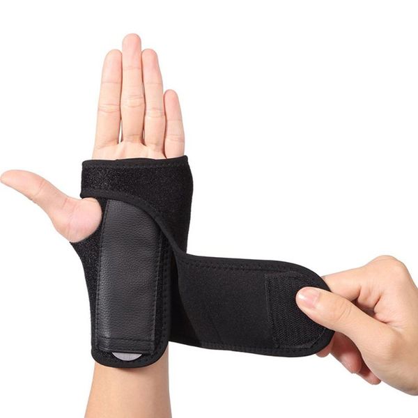 wrist support brace adjustable splint palm protector for carpal tunnel tendonitis sports injuries pain relief, Black;red
wrist support brace adjustable splint palm protector for carpal tunnel tendonitis sports injuries pain relief, Black;red