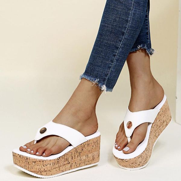 women shoes 2021 fashion women's casual platform sandals slippers breathable wedge heel outdoor open toe flip flops, Black
women shoes 2021 fashion women's casual platform sandals slippers breathable wedge heel outdoor open toe flip flops, Black
