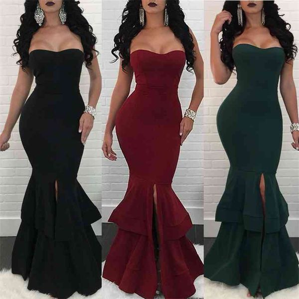 split off shoulder strapless mermaid dress elegant party formal long dresses wedding maxi women autumn vestido 210517, Black;gray
split off shoulder strapless mermaid dress elegant party formal long dresses wedding maxi women autumn vestido 210517, Black;gray