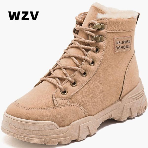 boots women high help sneakers winter ankle female outdoor warm lace up shoes girls chunky snow booties chaussures femme u428, Black
boots women high help sneakers winter ankle female outdoor warm lace up shoes girls chunky snow booties chaussures femme u428, Black