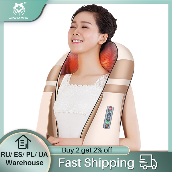 jinkairui u shape electrical shiatsu body shoulder neck massager back infrared 4d kneading massage car home gift healthcare
jinkairui u shape electrical shiatsu body shoulder neck massager back infrared 4d kneading massage car home gift healthcare