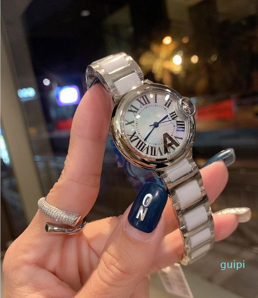 watch ladies luxury classic quartz watch designer 316 stainless steel ceramic strap brand classic waterproof watch gift, Slivery;brown
watch ladies luxury classic quartz watch designer 316 stainless steel ceramic strap brand classic waterproof watch gift, Slivery;brown
