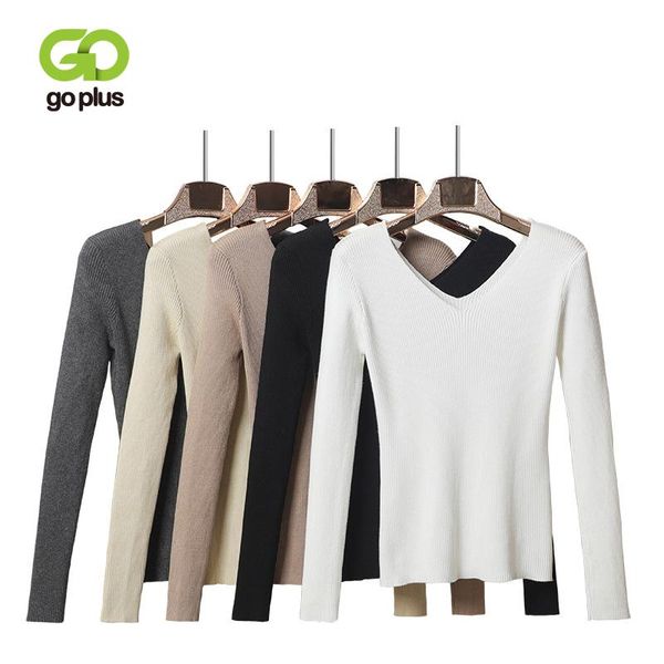 women's sweaters goplus korean style sweater v-neck jumper pullovers winter clothes short knite sweterki damskie c9516, White;black
women's sweaters goplus korean style sweater v-neck jumper pullovers winter clothes short knite sweterki damskie c9516, White;black
