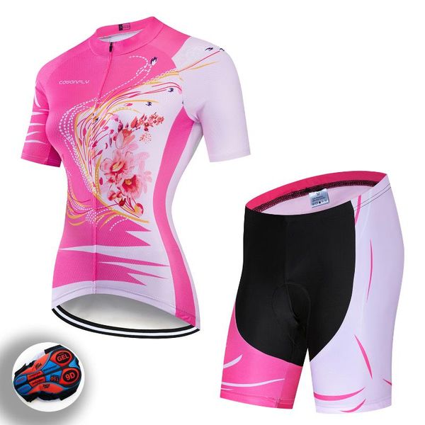 racing sets oem teamquick fit for women zipper cycling jersey sportswear short sleeves with sublimation printing apparel, Black;blue
racing sets oem teamquick fit for women zipper cycling jersey sportswear short sleeves with sublimation printing apparel, Black;blue