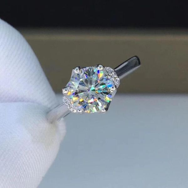 cluster rings round silver moissanite ring 1ct d vvs luxury weding for women, Golden;silver
cluster rings round silver moissanite ring 1ct d vvs luxury weding for women, Golden;silver