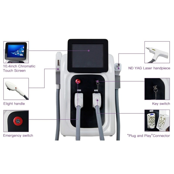 4 in 1 laser hair removal opt hr ipl nd yag laser tattoo removal beauty machine ipl & rf & nd yag & elight, Black
4 in 1 laser hair removal opt hr ipl nd yag laser tattoo removal beauty machine ipl & rf & nd yag & elight, Black