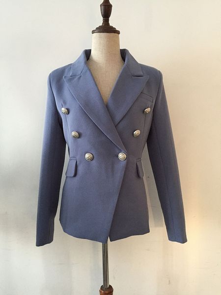 women's suits & blazers style original design double-breasted classic slim jacket silver metal buckles thick coat outwear 3l0p, White;black
women's suits & blazers style original design double-breasted classic slim jacket silver metal buckles thick coat outwear 3l0p, White;black