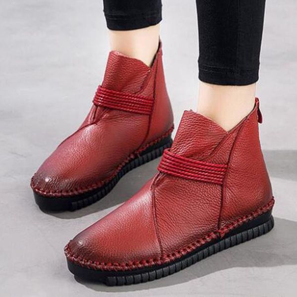boots women's fashion autum flat genuine leather ankle shoes casual women boot keep warm booties bota feminina sy451, Black
boots women's fashion autum flat genuine leather ankle shoes casual women boot keep warm booties bota feminina sy451, Black