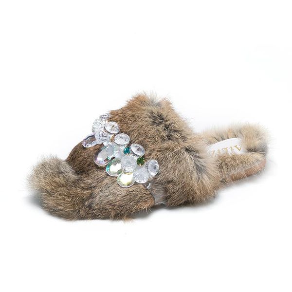 slippers autumn and winter hair flip flop slides women's fur sandals casual shoes, Black
slippers autumn and winter hair flip flop slides women's fur sandals casual shoes, Black