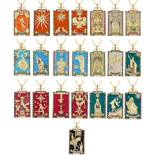 pendant necklaces cubic zirconia tarot cards necklace for women man classic square vintage 22 style pendants jewelry gifts link chain, Silver
pendant necklaces cubic zirconia tarot cards necklace for women man classic square vintage 22 style pendants jewelry gifts link chain, Silver