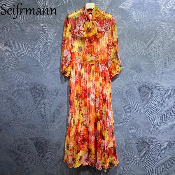 casual dresses seifrmann 2021 summer women fashion runway party long dress lantern sleeve bow sashes high waist floral print a-line, Black;gray
casual dresses seifrmann 2021 summer women fashion runway party long dress lantern sleeve bow sashes high waist floral print a-line, Black;gray