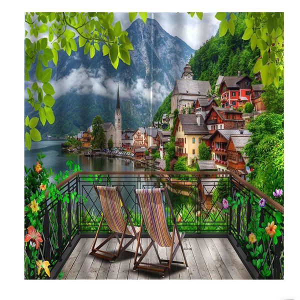 modern custom seaside balcony building scenery 3d blackout curtain home decor living room bedroom natural art window drapes sets &
modern custom seaside balcony building scenery 3d blackout curtain home decor living room bedroom natural art window drapes sets &