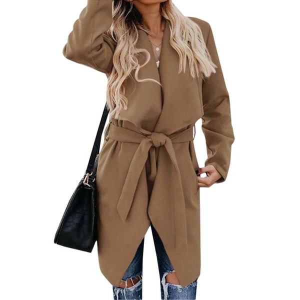 women's wool & blends big trun-down collar coat women 2021 long solid jacket winter clothing sleeve with blet slim female, Black
women's wool & blends big trun-down collar coat women 2021 long solid jacket winter clothing sleeve with blet slim female, Black