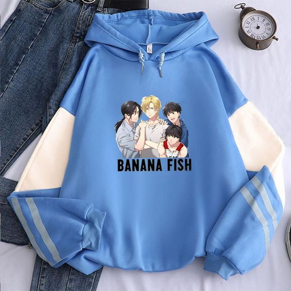 men's hoodies & sweatshirts 2021 anime cartoon banana fish hoodie sweatshirt men / women pullovers long sleeve harajuku hip hop cotto, Black
men's hoodies & sweatshirts 2021 anime cartoon banana fish hoodie sweatshirt men / women pullovers long sleeve harajuku hip hop cotto, Black
