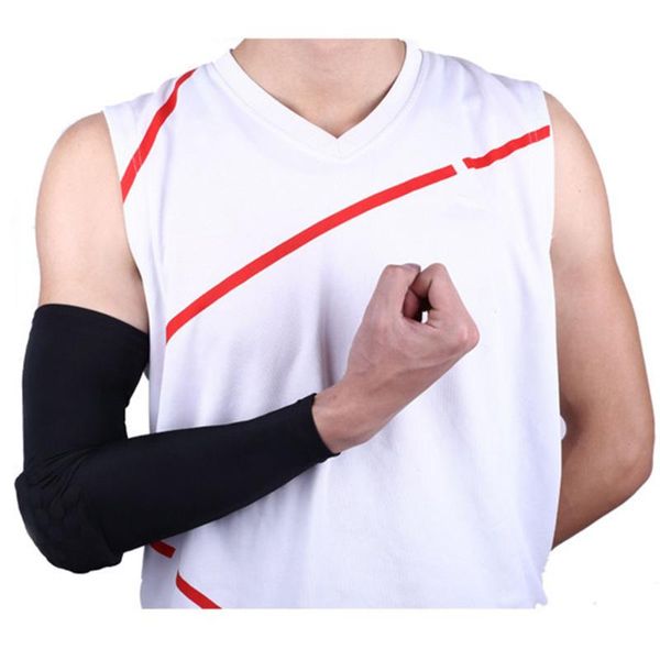 m-xl sport safety elastic gym basketball arm sleeve shooting crashproof honeycomb elbow support pads protector guard & knee, Black;gray
m-xl sport safety elastic gym basketball arm sleeve shooting crashproof honeycomb elbow support pads protector guard & knee, Black;gray