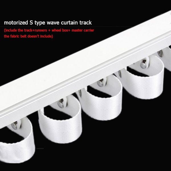 smart home control s-type wave curtain motorized electric rail dooya track dt82/kt82tn kt52e dt360e
smart home control s-type wave curtain motorized electric rail dooya track dt82/kt82tn kt52e dt360e